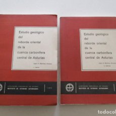 Libros de segunda mano: ESTUDIOS GEOLÓGICO DEL REBORDE ORIENTAL DE LA CUENCA CARBONÍFERA CENTRAL DE ASTURIAS. RM86069. Lote 118885195