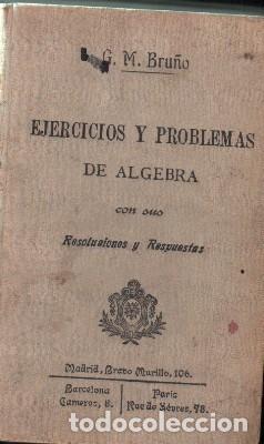 Libros de segunda mano de ciencias: EJERCICIOS Y PROBLEMAS DE ALGEBRA. VV.AA. A-ESC-1644 - Foto 1