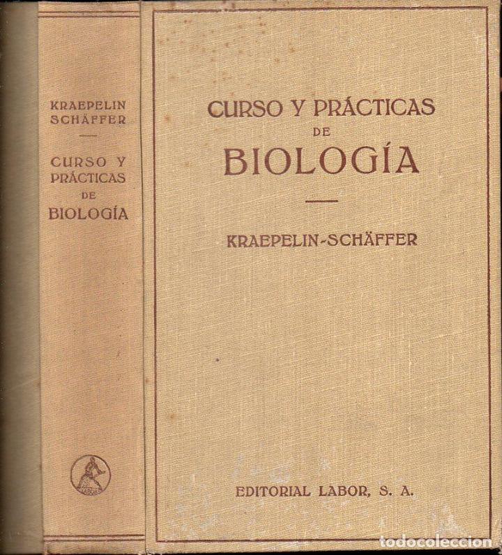 Libros de segunda mano: KRAEPELIN SCHAFFER : CURSO Y PR&Aacute;CTICAS DE BIOLOG&Iacute;A (LABOR, 1942) - Foto 1