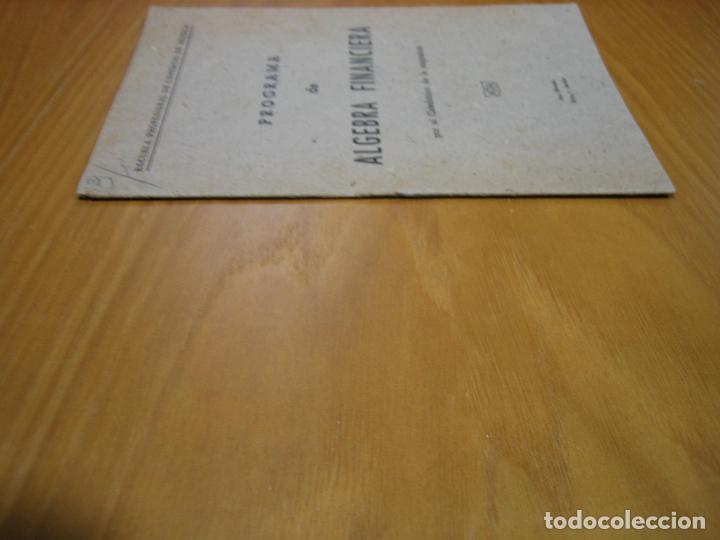Libros de segunda mano de ciencias: Algebra financiera - Foto 3
