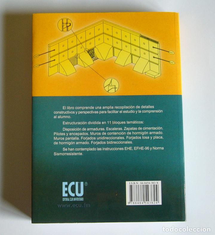Libros de segunda mano de ciencias: HORMIGON ARMADO - DETALLES CONSTRUCTIVOS Y PERSPECTIVAS - PASCUAL URBAN BROTONS - Foto 2