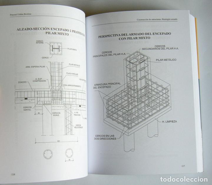 Libros de segunda mano de ciencias: HORMIGON ARMADO - DETALLES CONSTRUCTIVOS Y PERSPECTIVAS - PASCUAL URBAN BROTONS - Foto 3