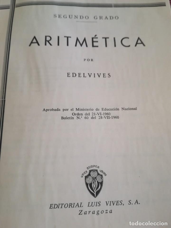 Libros de segunda mano de ciencias: Aritm&eacute;tica segundo grado - 1964 - Foto 4