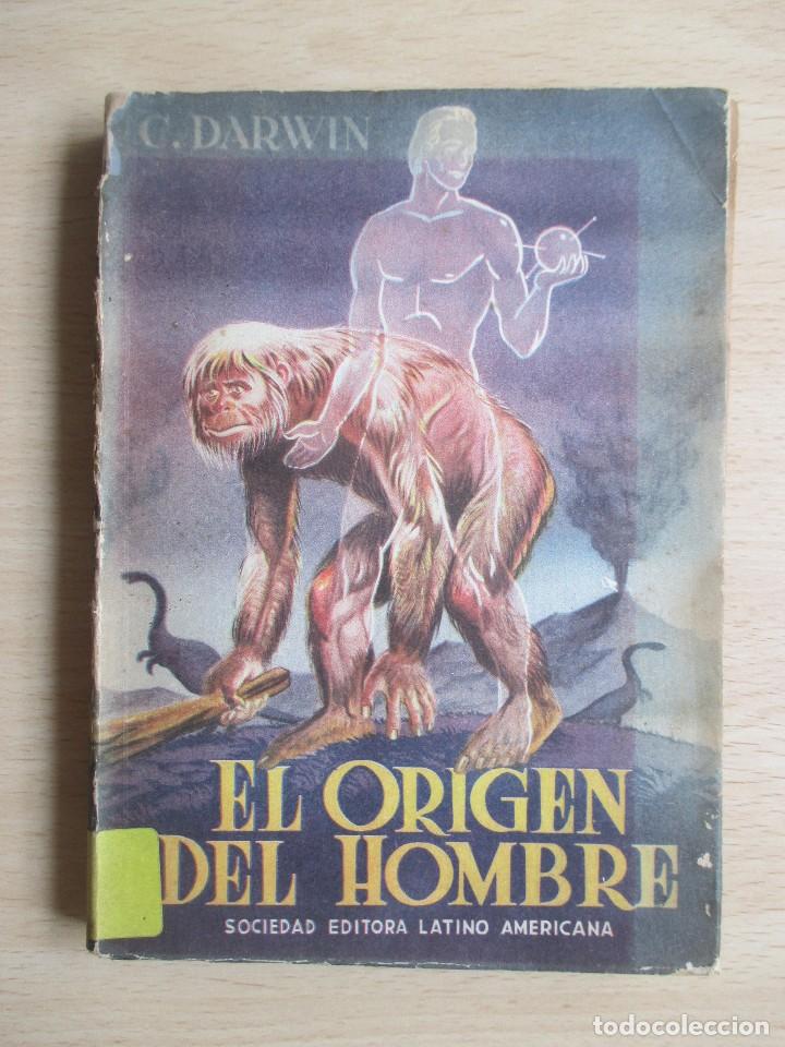 Libros de segunda mano: El or&iacute;gen del hombre, de Charles Darwin - Foto 1