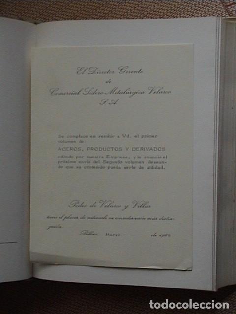 Libros de segunda mano de ciencias: Aceros. Productos y derivados. - Foto 8