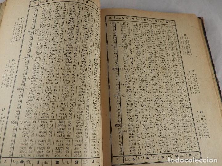 Libros de segunda mano de ciencias: LIBRO TABLAS DE LOGARITMOS POR VICENTE VAZQUEZ QUEIPO - Foto 8