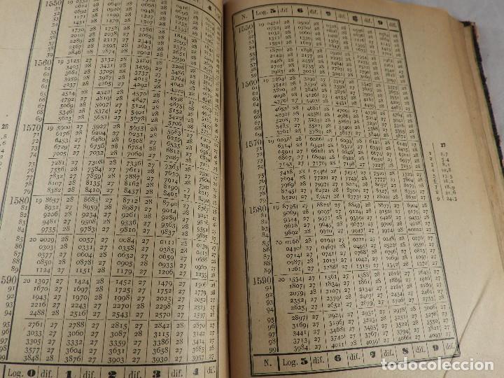 Libros de segunda mano de ciencias: LIBRO TABLAS DE LOGARITMOS POR VICENTE VAZQUEZ QUEIPO - Foto 9