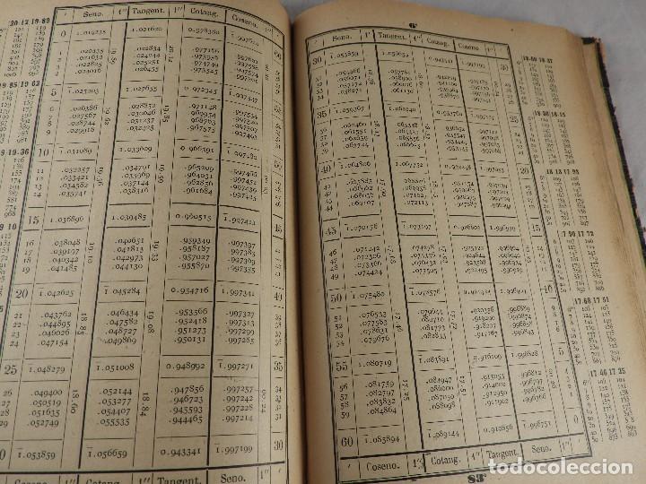 Libros de segunda mano de ciencias: LIBRO TABLAS DE LOGARITMOS POR VICENTE VAZQUEZ QUEIPO - Foto 10