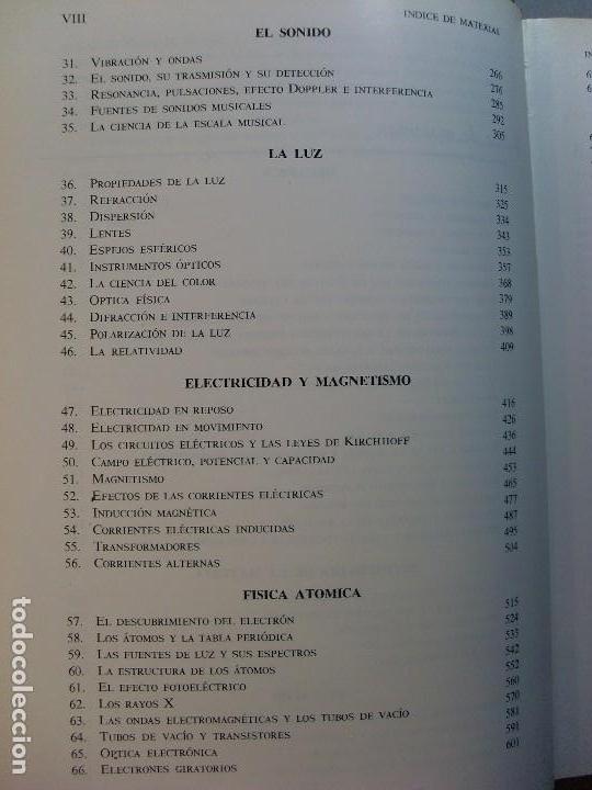Libros de segunda mano de ciencias: F&Iacute;SICA MODERNA / White / 4&ordf; edici&oacute;n 1962. Montaner y Sim&oacute;n - Foto 3