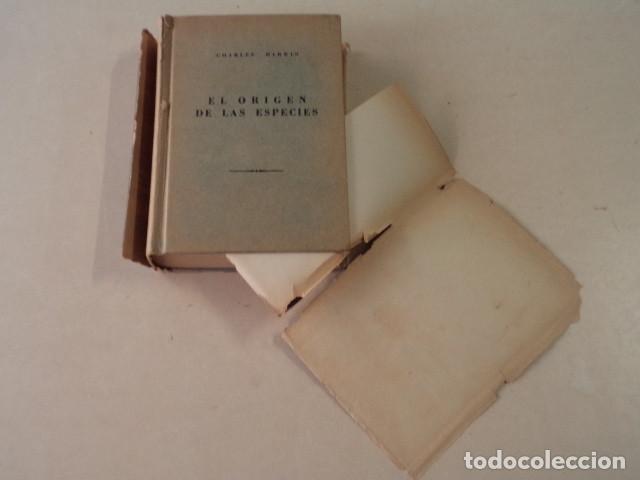 Libros de segunda mano: EL ORIGEN DE LAS ESPECIES - CHARLES DARWIN - 6&ordf; EDICI&Oacute;N - A&Ntilde;O 1961 - Foto 5