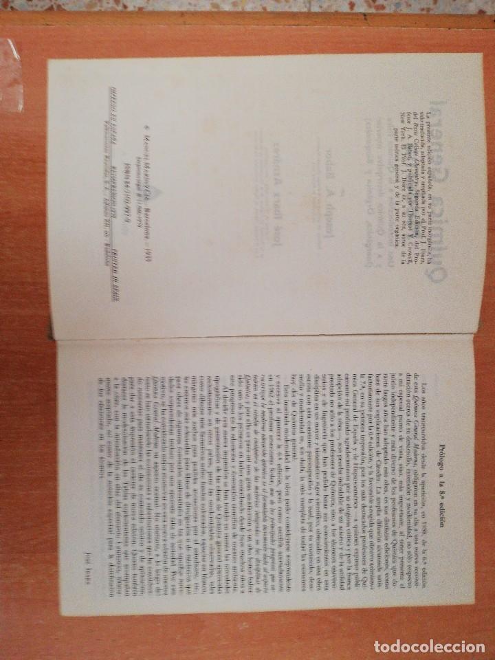Libros de segunda mano de ciencias: QU&Iacute;MICA GENERAL MODERNA 1979 BABOR_IBART - Foto 14