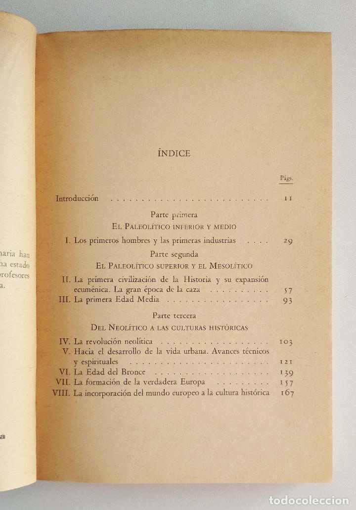 Libros de segunda mano: La humanidad prehist&oacute;rica. Pericot - Maluquer - Foto 3
