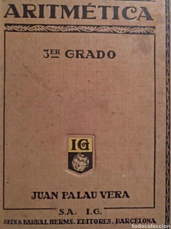 Libri di seconda mano: 1941. Aritm&eacute;tica. Terce grado