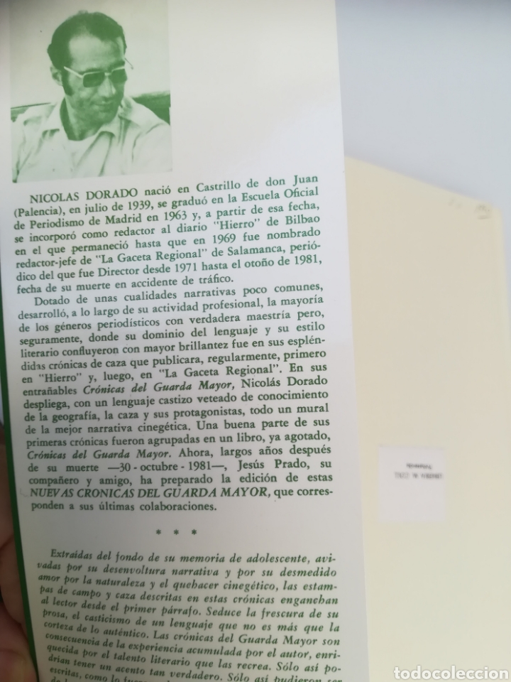Libros de segunda mano: Nuevas Cr&oacute;nicas del Guarda Mayor. Nicol&aacute;s Dorado de - Foto 4