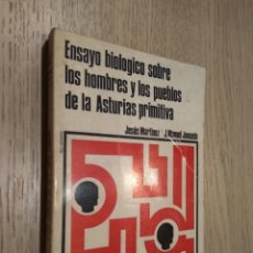 Libros de segunda mano: ENSAYO BIOLÓGICO SOBRE LOS HOMBRES Y LOS PUEBLOS DE LA ASTURIAS PRIMITIVA.1969