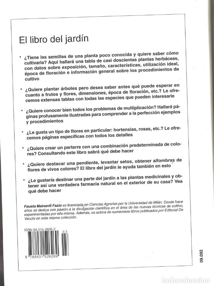 Libros de segunda mano: El libro del jard&iacute;n. Editorial de Vecchi. 2003 - Foto 2