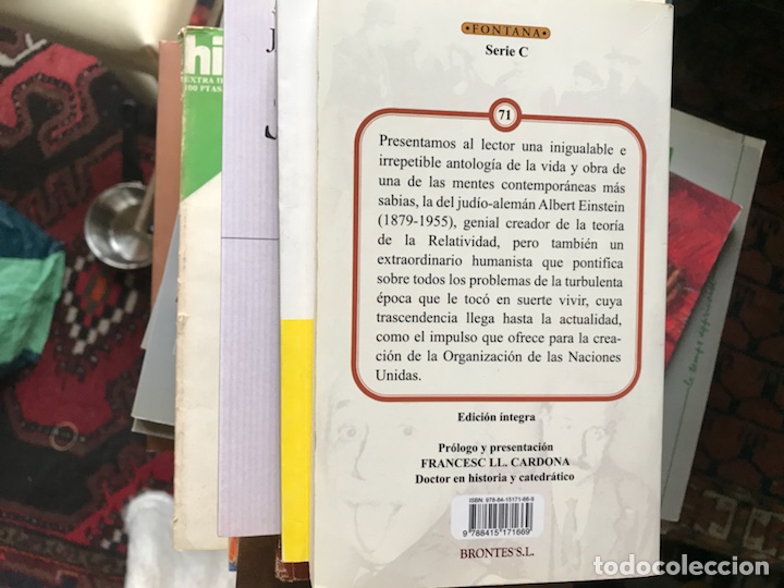 Libros de segunda mano de ciencias: El mundo como yo lo veo. Albert Einstein - Foto 2