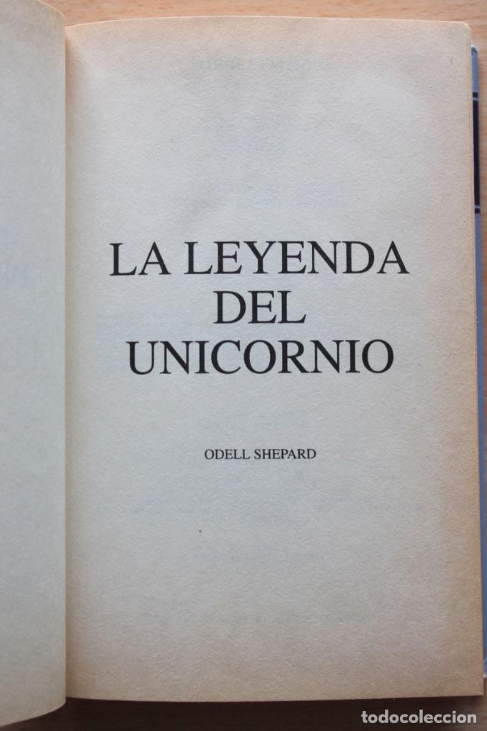 Libros de segunda mano: Odell Shepard - Leyendas del unicornio - Edimat - Foto 3