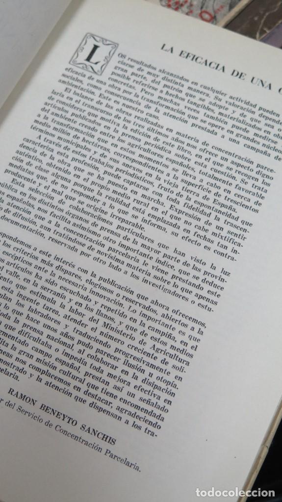 Libros de segunda mano: LA CONCENTRACI&Oacute;N PARCELARIA EN LA OPINI&Oacute;N P&Uacute;BLICA. VV.AA - Foto 4