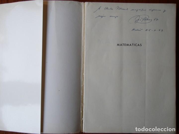 Libros de segunda mano de ciencias: LIBRO MATEM&Aacute;TICAS INGENIEROS TECNICOS EDITORIAL RAZON Y FE 1967 - Foto 2