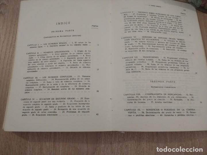 Libros de segunda mano de ciencias: MATEM&Aacute;TICAS COMERCIALES. J.L&Oacute;PEZ URQU&Iacute;A. - Foto 2