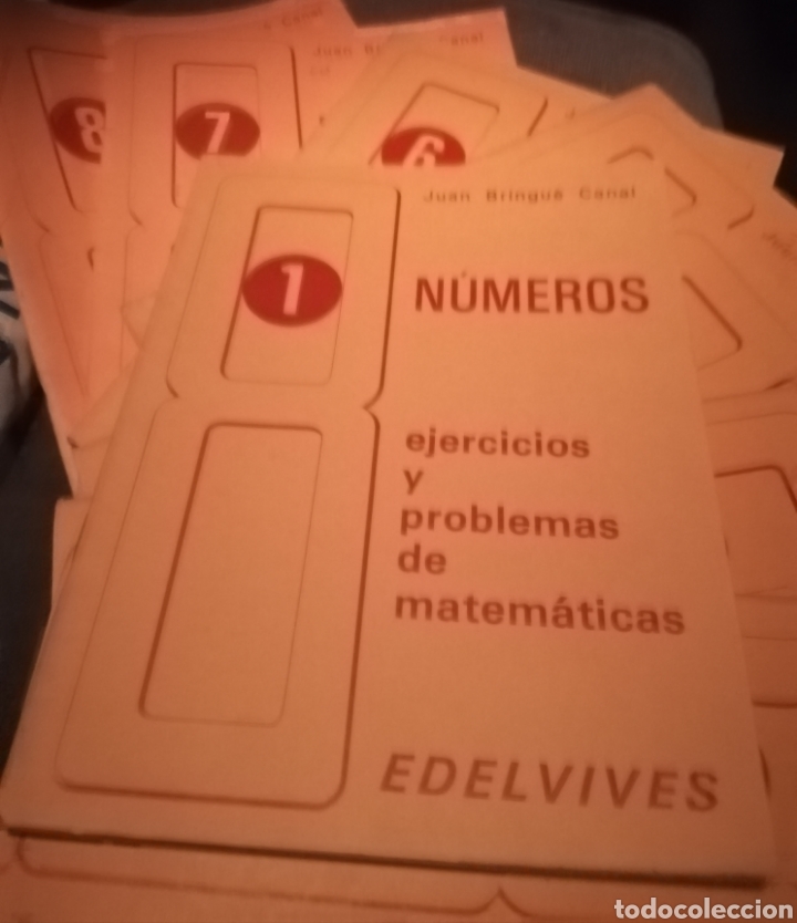 Libros de segunda mano de ciencias: N&uacute;meros ejercicios y problemas de matem&aacute;ticas Edelvives. N&uacute;mero 8 completo - Foto 2