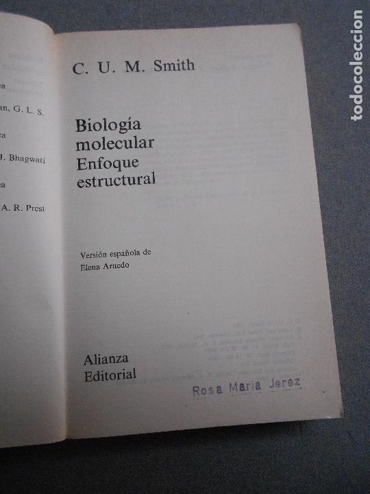 Libros de segunda mano: BIOLOGIA MOLECULAR - Foto 2