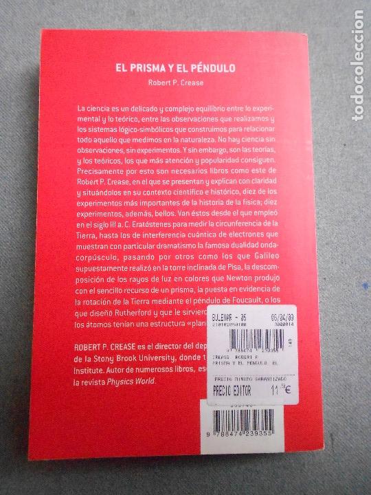 Libros de segunda mano de ciencias: EL PRISMA Y EL PENDULO - Foto 3