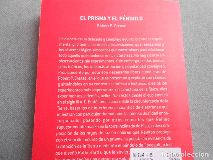Libros de segunda mano de ciencias: EL PRISMA Y EL PENDULO - Foto 4