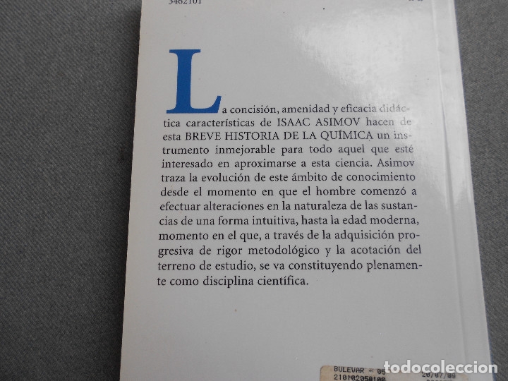 Libros de segunda mano de ciencias: BREVE HISTORIA DE LA QUIMICA - Foto 4