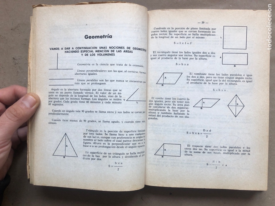 Libros de segunda mano de ciencias: CURSO COMPLETO DE C&Aacute;LCULO COMERCIAL: EDITORIAL RIPOLL&Eacute;S 1965. - Foto 3