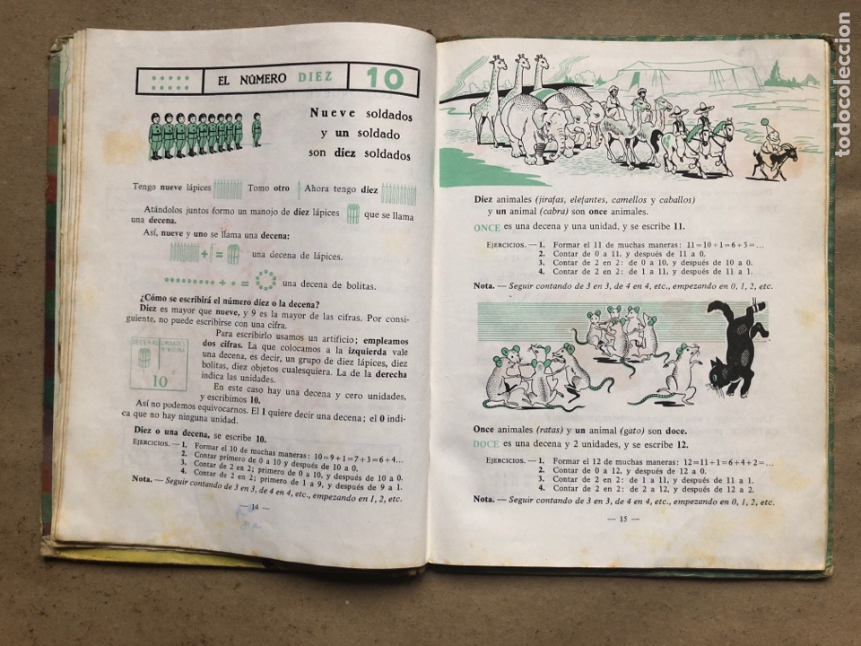 Libros de segunda mano de ciencias: ARITM&Eacute;TICA, GRADO PREPARATORIO. EDITORIAL LUIS VIVES 1964. - Foto 3