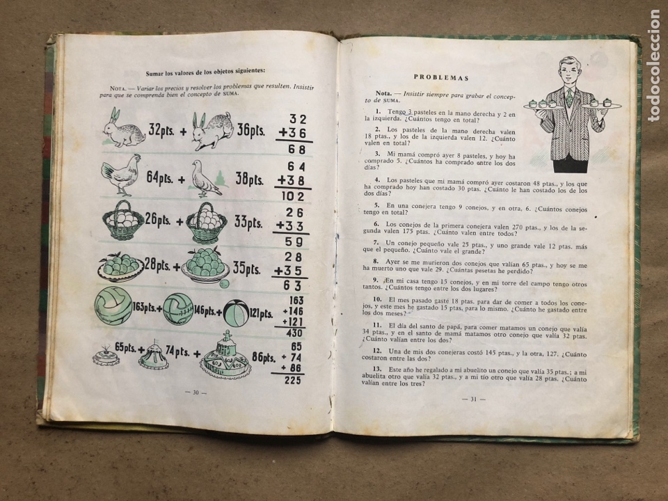 Libros de segunda mano de ciencias: ARITM&Eacute;TICA, GRADO PREPARATORIO. EDITORIAL LUIS VIVES 1964. - Foto 4