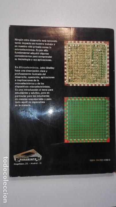 Libros de segunda mano de ciencias: MICROELECTR&Oacute;NICA John Shelley Paraninfo 1983 - Foto 3