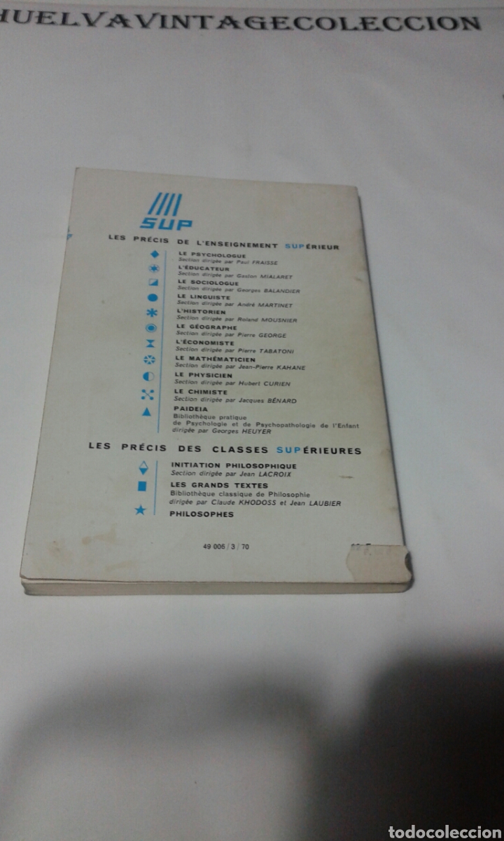 Libros de segunda mano de ciencias: Problemes de probabilite, collection sup ( Gerard Letac ). - Foto 2