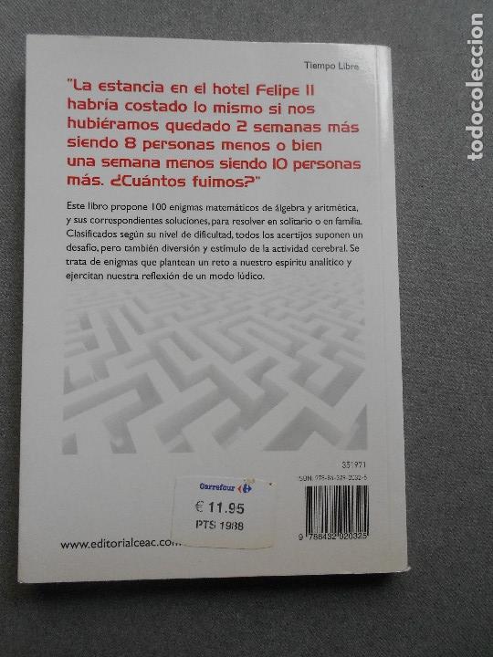 Libros de segunda mano de ciencias: 100 ENIGMAS DE ALGEBRA Y ARITMETICA - Foto 7