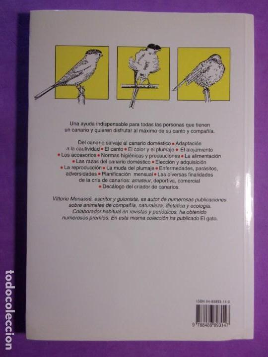 Libros de segunda mano: EL LIBRO DEL CANARIO / Vittorio Menass&eacute; / 3&ordf; edici&oacute;n 1999 - Foto 4