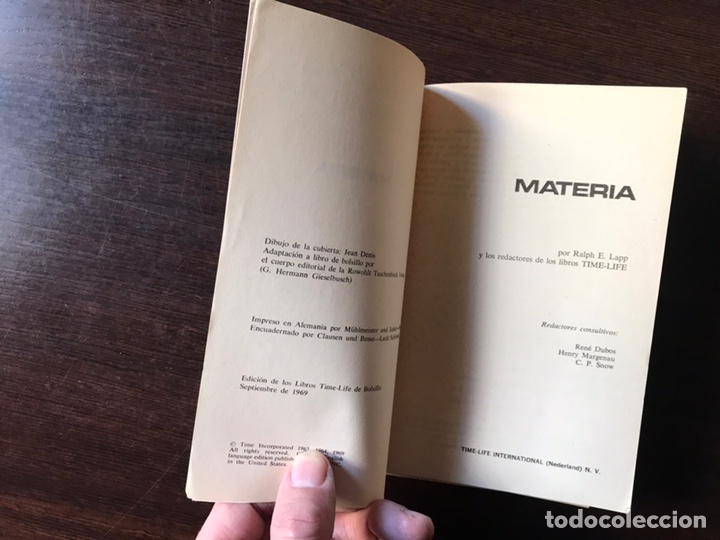 Libros de segunda mano de ciencias: Materia. Ralph E. Lapp - Foto 3
