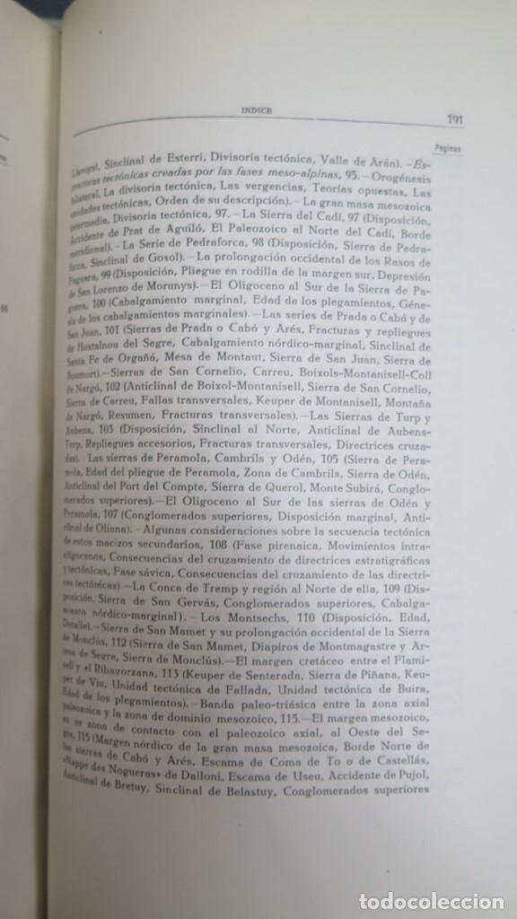 Libros de segunda mano: 1947.- EXPLICACION DEL MAPA GEOLOGICO DE LERIDA. VV.AA. CON 2 MAPAS - Foto 8