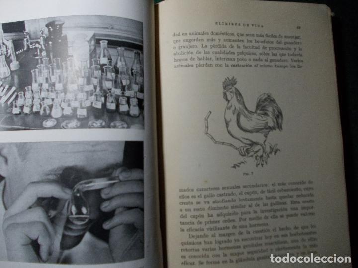 Libros de segunda mano de ciencias: ELIXIRES DE LA VIDA EDITORIAL LABOR 1949 - Foto 2