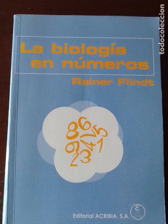 Libros de segunda mano: LA BIOLOG&Iacute;A EN N&Uacute;MEROS, RAINER FLINDT. - Foto 1