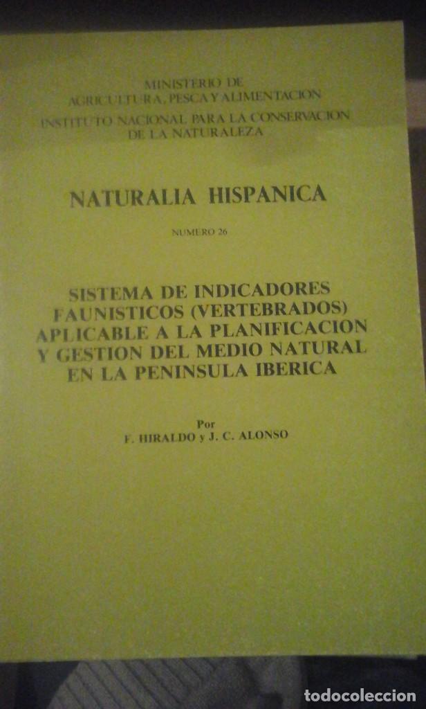 Gebrauchte B&uuml;cher: SISTEMA DE INDICADORES FAUN&Iacute;STICOS (VERTEBRADOS) APLICABLE A LA PLANIFICACI&Oacute;N Y GESTI&Oacute;N DEL MEDIO NA