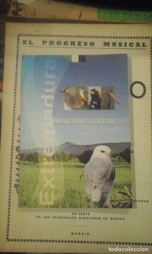 Libros de segunda mano: RUTAS ORNITOL&Oacute;GICAS POR EXTREMADURA (Badajoz, 2009)