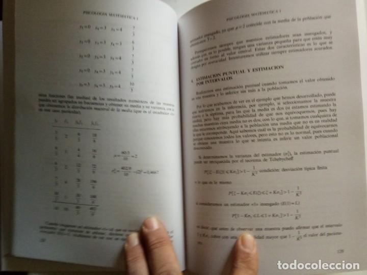 Libros de segunda mano de ciencias: PSICOLOGIA MATEMATICA I. 2 TOMOS+EJERCICIOS RESUELTOS. - Foto 4