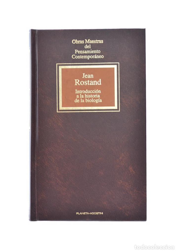 Libros de segunda mano: INTRODUCCI&Oacute;N A LA HISTORIA DE LA BIOLOG&Iacute;A - ROSTAND, Jean - Foto 1