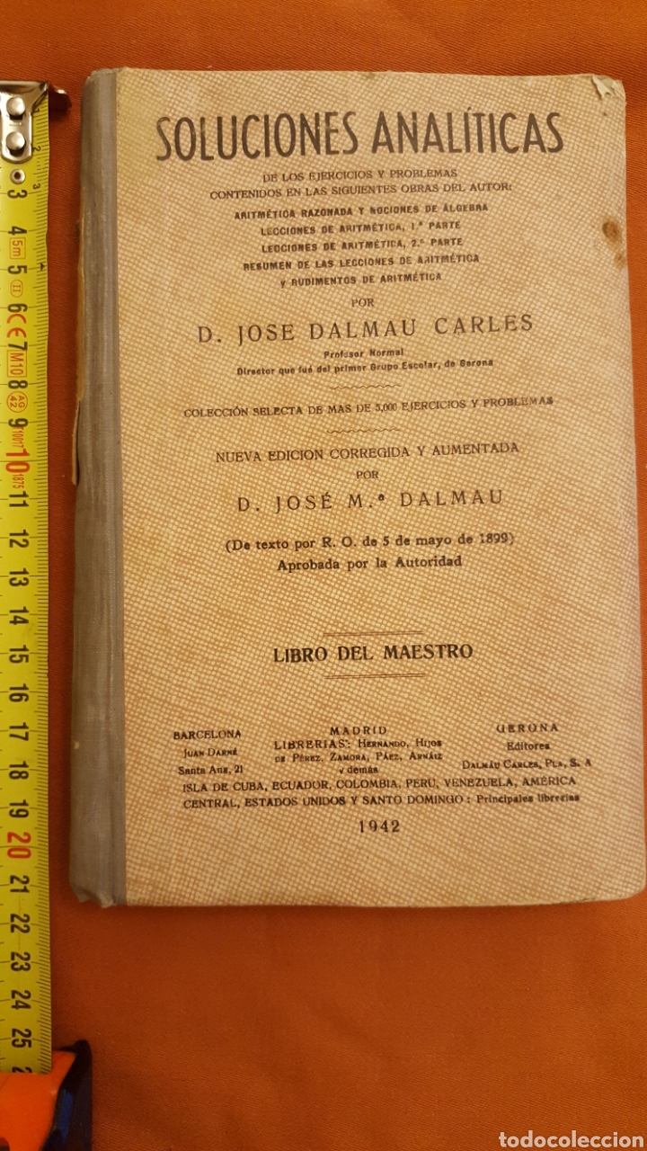 Libros de segunda mano de ciencias: SOLUCIONES ANALITICAS - Foto 1