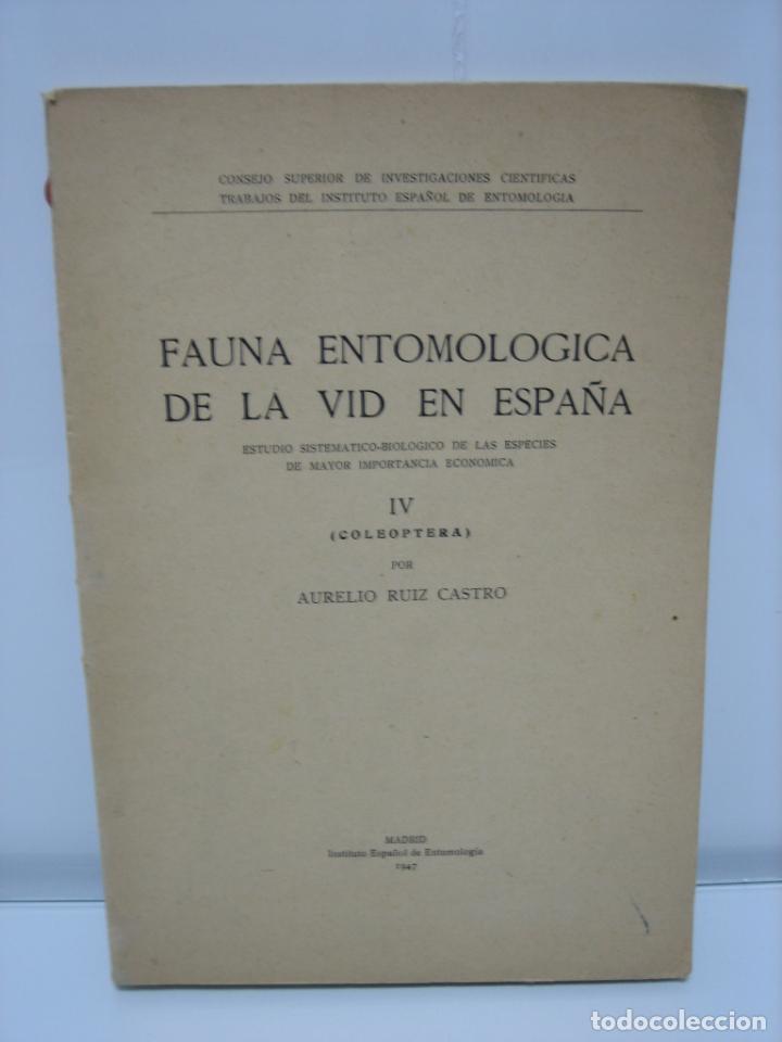 Gebrauchte B&uuml;cher: Cultiv&oacute; de la vid. Fauna entomologica del cultivo de la vid en Espa&ntilde;a IV