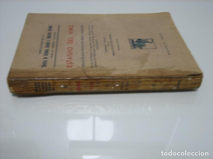 Libros de segunda mano: Estatuto del vino - Foto 5