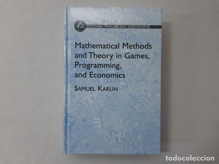 Libros de segunda mano de ciencias: Mathematical Methods and Theory in Games, Programming, and Economics - Samuel Karlin - Foto 1
