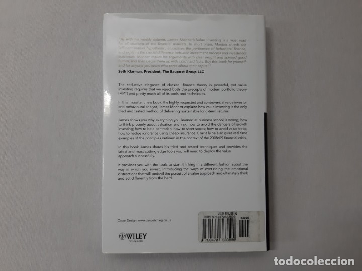 Libros de segunda mano de ciencias: Value Investing - James Montier - Foto 4